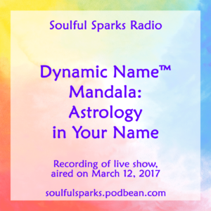 Dynamic Name Mandala on Soulful Sparks Radio, Mar-12-2017