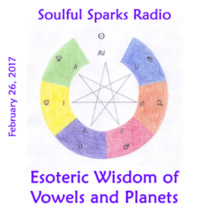 Vowels and Planets on Soulful Sparks Radio, Feb-26-2017