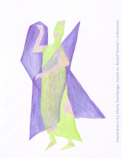 Eurythmy Figure N by Marta Stemberger